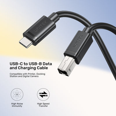 Unitek Type-C to USB Printer/Data/Charging cable Unitek Type-C to USB Printer/Data/Charging cable