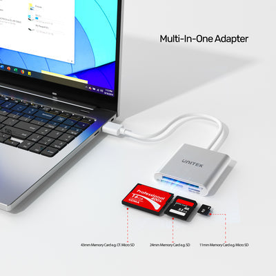Unitek USB3.0 to Multi-In-One Aluminium Card Reader Unitek USB3.0 to Multi-In-One Aluminium Card Reader