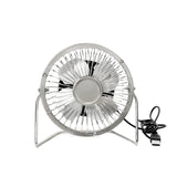 Kikkerland USB Desk Fan - Silver