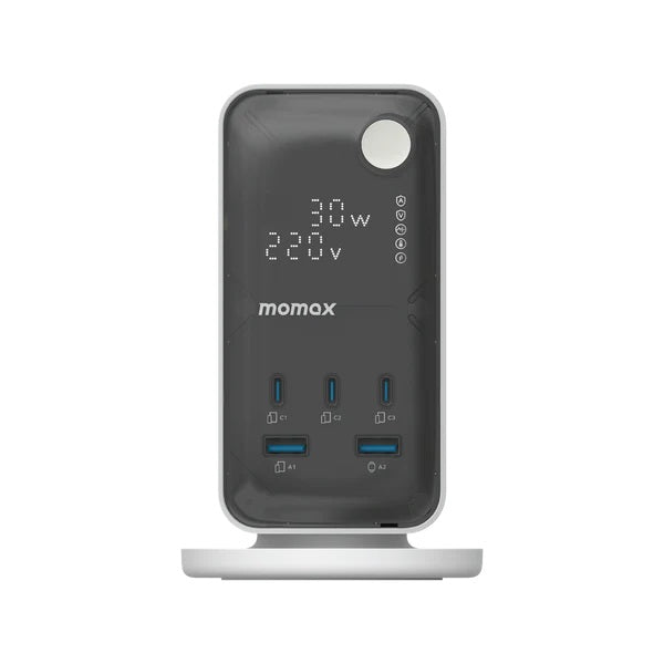 Momax 1-Charge Work Flow 6-Outlet Power Tower With USB Momax 1-Charge Work Flow 6-Outlet Power Tower With USB