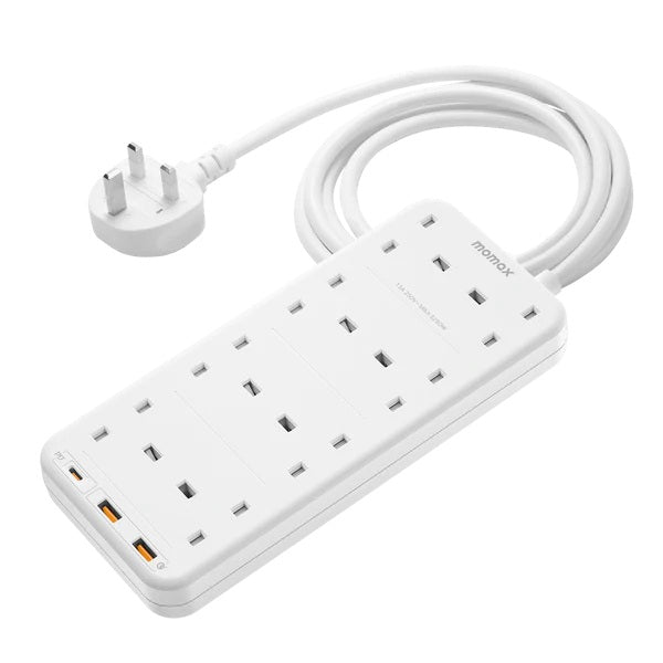MOMAX Oneplug 8-Outlet Power Strip With USB MOMAX Oneplug 8-Outlet Power Strip With USB