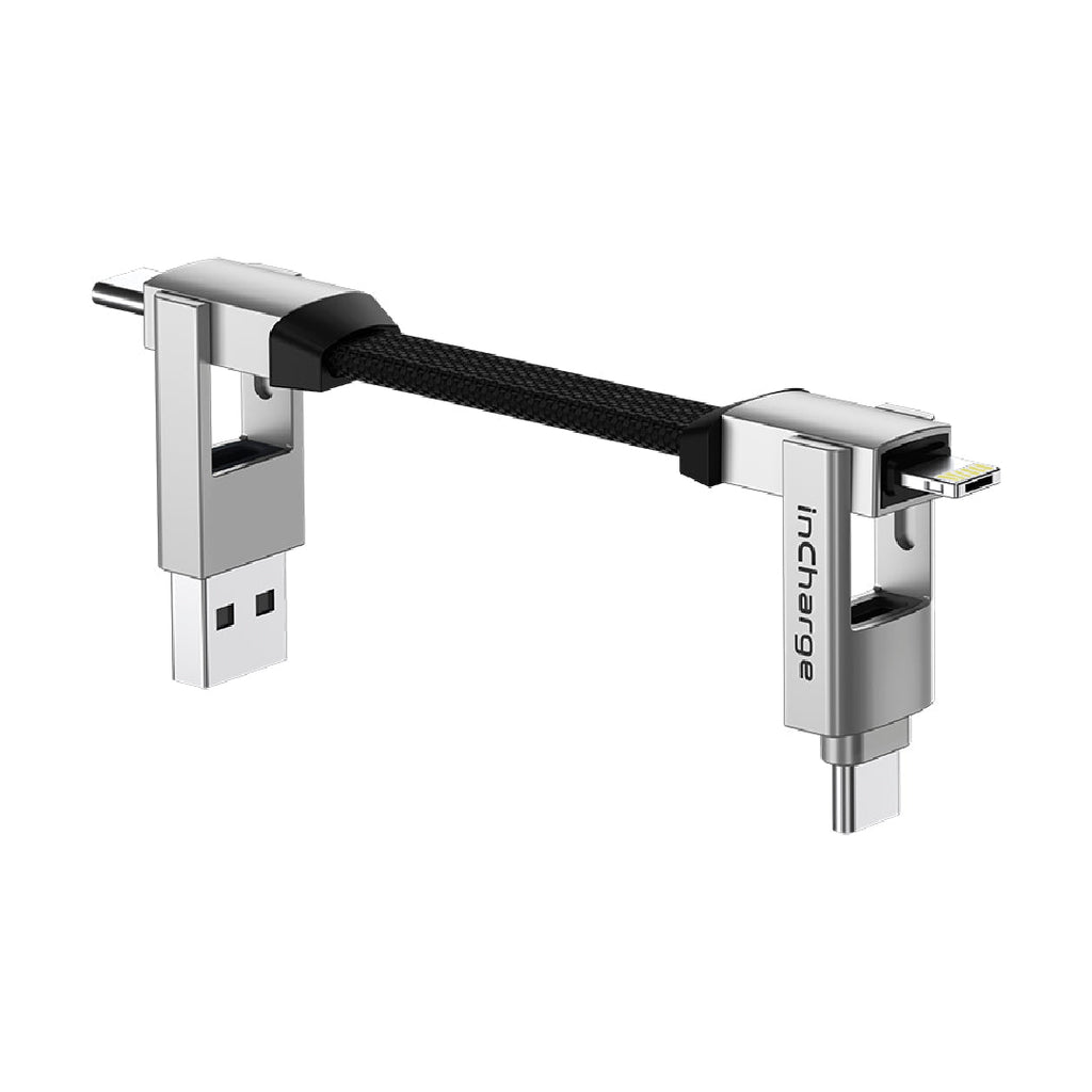 Rolling Square InCharge X 100W 6 in 1 Charging Cable 0.25ft Rolling Square InCharge X 100W 6 in 1 Charging Cable 0.25ft