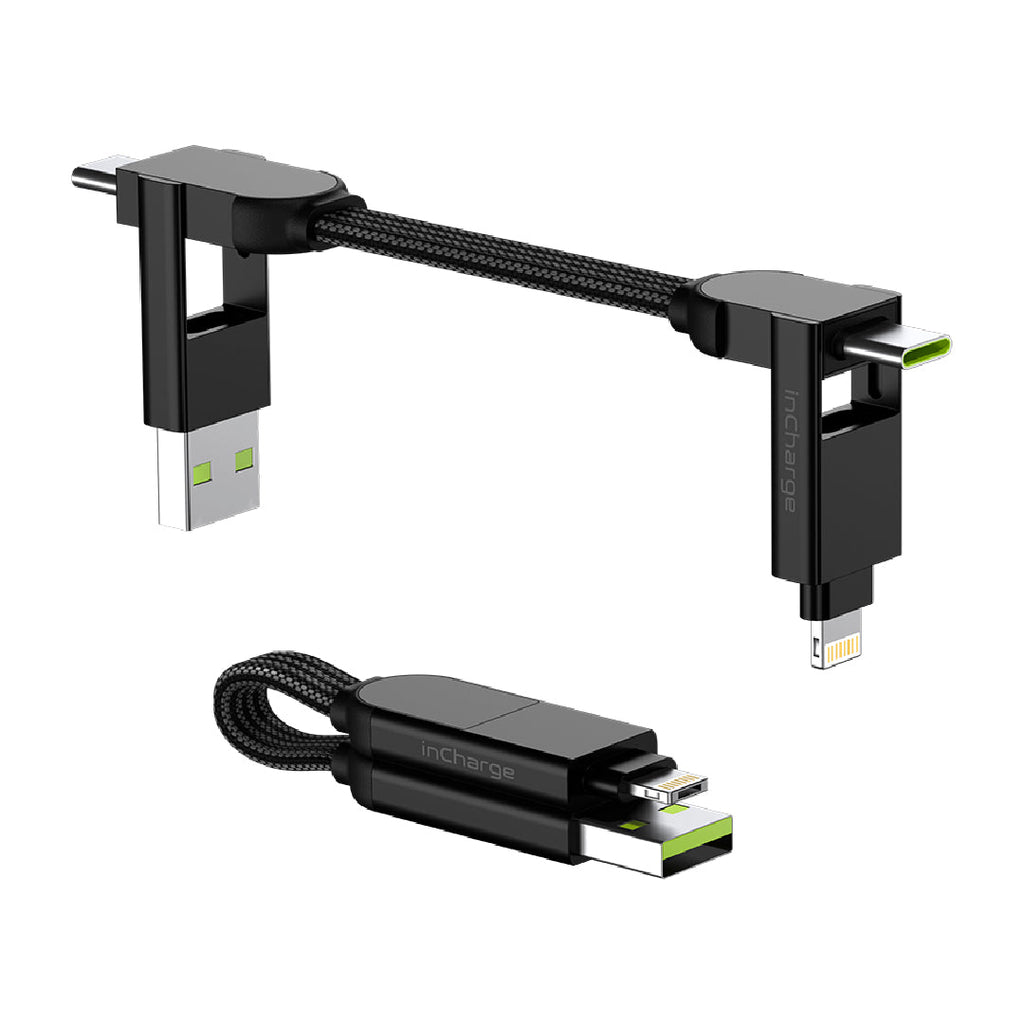 Rolling Square InCharge X 100W 6 in 1 Charging Cable 0.25ft Rolling Square InCharge X 100W 6 in 1 Charging Cable 0.25ft