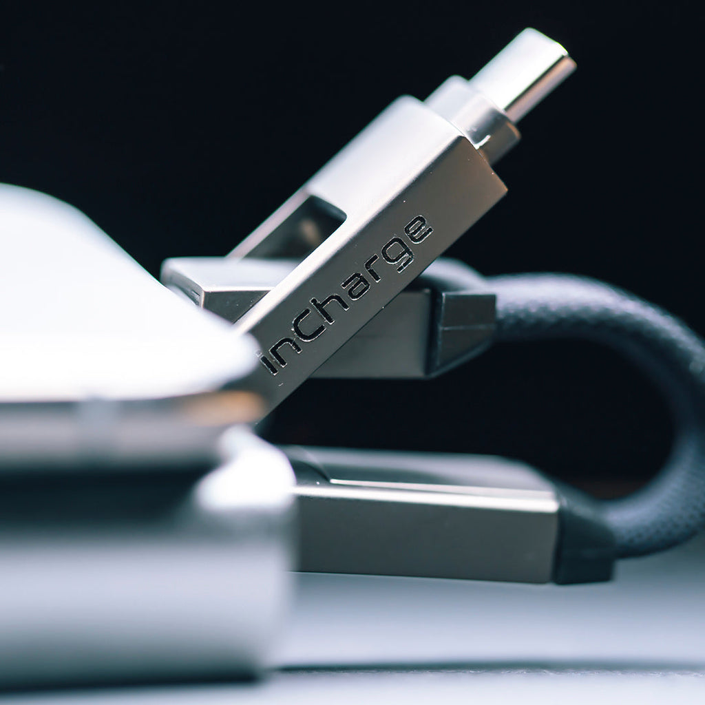 Rolling Square InCharge X 100W 6 in 1 Charging Cable 0.25ft Rolling Square InCharge X 100W 6 in 1 Charging Cable 0.25ft