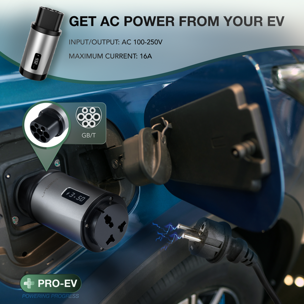 URTECH GB/T V2L Adapter Transform Your EV Into a 3.6kW Mobile Power URTECH GB/T V2L Adapter Transform Your EV Into a 3.6kW Mobile Power