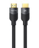 VegGieg HDMI 2.0 M/M Grey Metal Cable 8K/60HZ