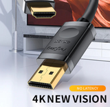 VegGieg DisplayPort Male to HDMI Male Cable Upto 4K@30Hz Resolution - 3m