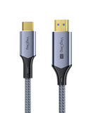 VegGieg USB-C to HDMI Cable Nylon Braided Cable 4K/8K @60Hz Ultra HD - 2M