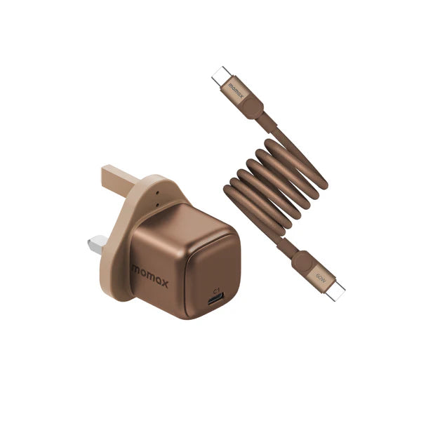 MOMAX 1-Charge GAN 30W 1 Port Charger + 60W
