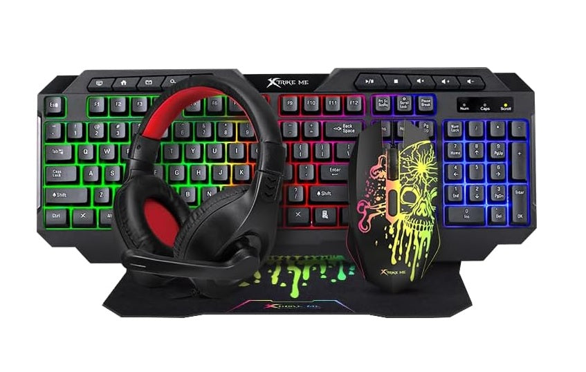 XTRIKE-ME Wired Combo 4-in-1 Gaming Starter Kit CMX 415 EN