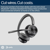 Poly Voyager 4320 Microsoft Teams Certified USB-A Headset +BT700 dongle