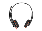 Poly Blackwire 3220 Stereo USB-C Headset +USB-C/A Adapter