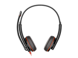 Poly Blackwire 3225 Stereo USB-C Headset +3.5mm Plug +USB-C/A Adapter