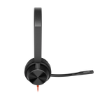 Poly Blackwire 3320 Stereo Microsoft Teams Certified USB-C Headset +USB-C/A Adapter