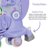 YVOLUTION TWISTA SKATES 7-11 PURPLE