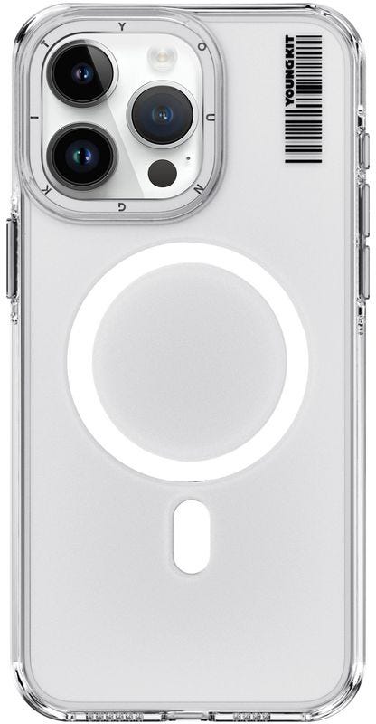YOUNGKIT CRYSTAL SHIELD MAGSAFE PROTECIVE CASE FOR IP15 PRO - CLEAR YOUNGKIT CRYSTAL SHIELD MAGSAFE PROTECIVE CASE FOR IP15 PRO - CLEAR