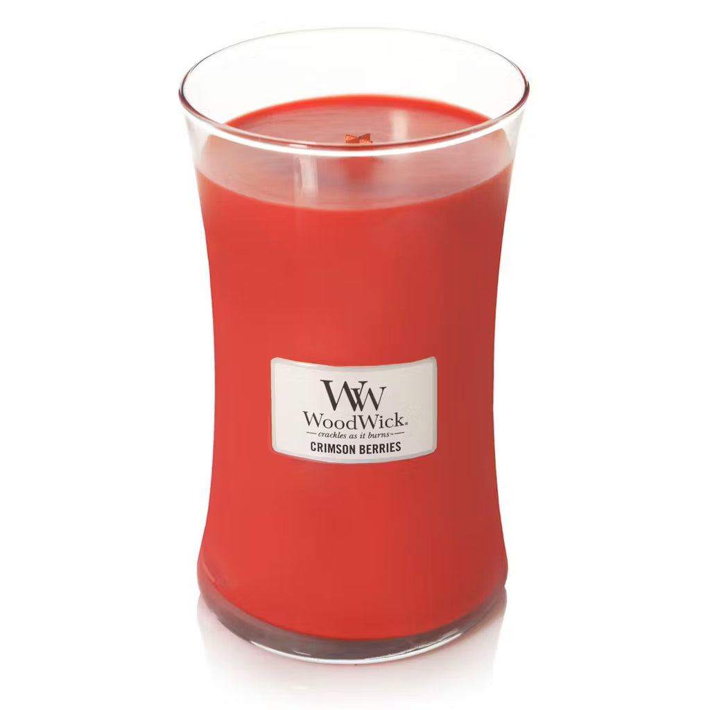WoodWick Large Hourglass Crimson Berries Candle WoodWick Large Hourglass Crimson Berries Candle