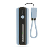 Micro Mini Powerbank With Torch & Built-In Cable