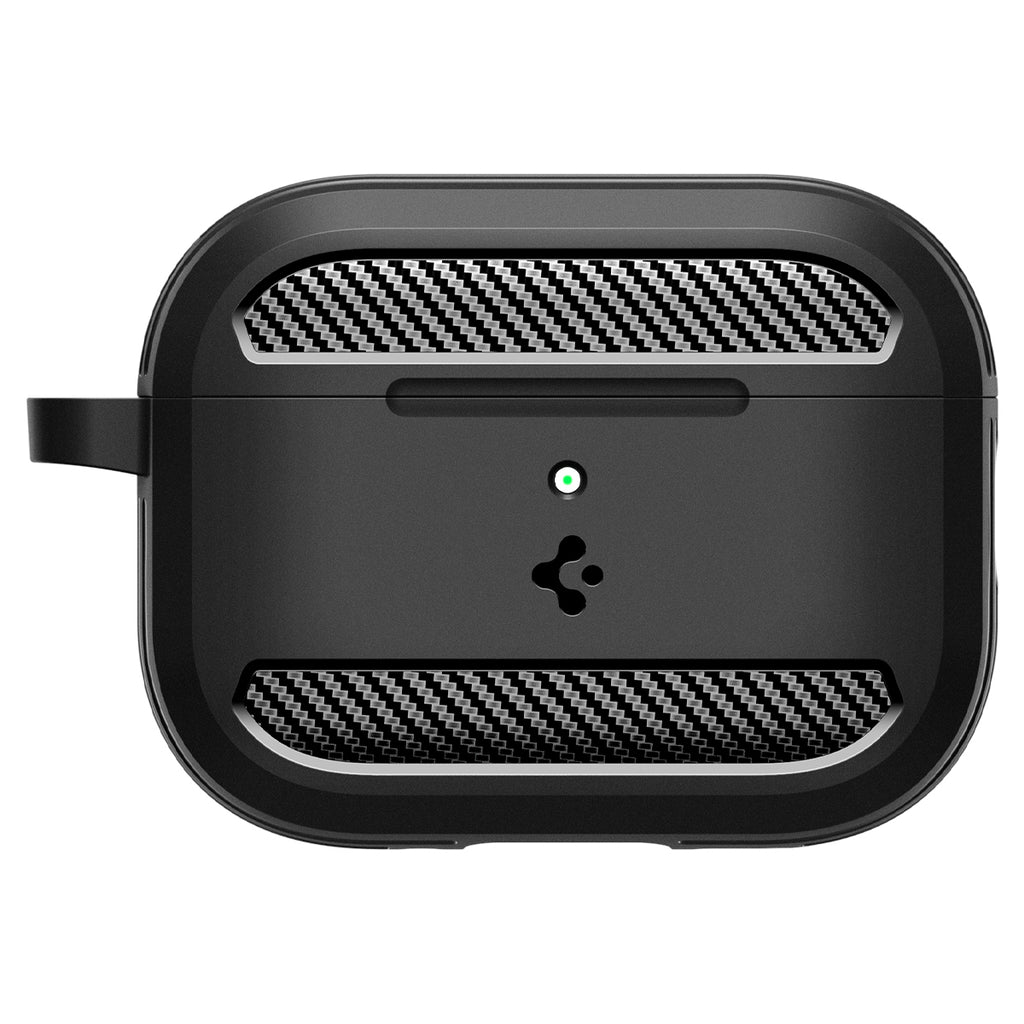 Spigen AirPods Pro (3rd Gen) Case Rugged Armor - Matte Black Spigen AirPods Pro (3rd Gen) Case Rugged Armor - Matte Black