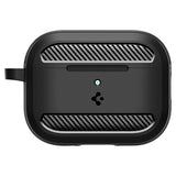 Spigen AirPods Pro (3rd Gen) Case Rugged Armor - Matte Black