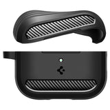 Spigen AirPods Pro (3rd Gen) Case Rugged Armor - Matte Black