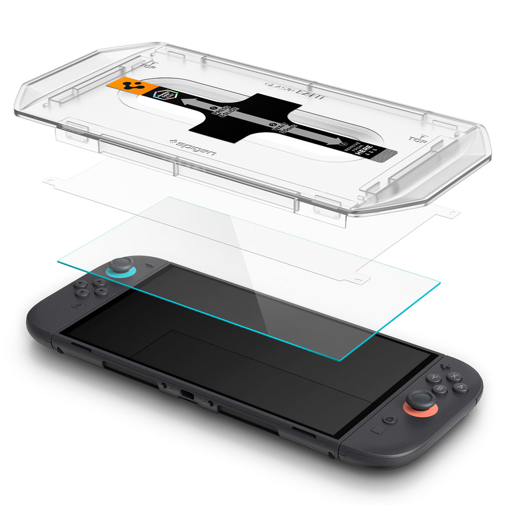 Spigen Nintendo Switch 2 Glass.tR EZ Fit (2P) Spigen Nintendo Switch 2 Glass.tR EZ Fit (2P)