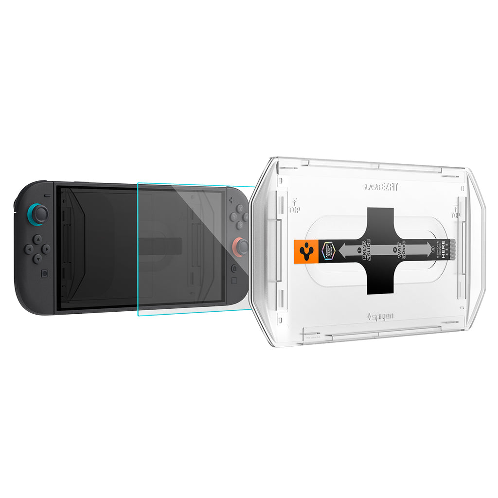Spigen Nintendo Switch 2 Glass.tR EZ Fit (2P) Spigen Nintendo Switch 2 Glass.tR EZ Fit (2P)
