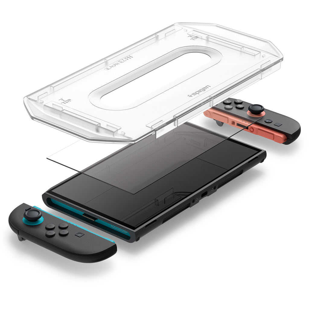 Spigen Nintendo Switch 2 Glass.tR EZ Fit (2P) Spigen Nintendo Switch 2 Glass.tR EZ Fit (2P)