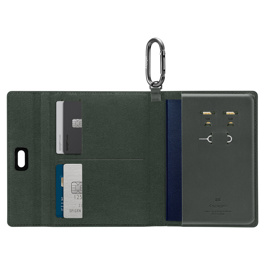 Spigen Universal Passport Holder - Military Green