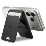 Spigen iPhone Slim Fold Stand Wallet with MagSafe (1 card) - Black