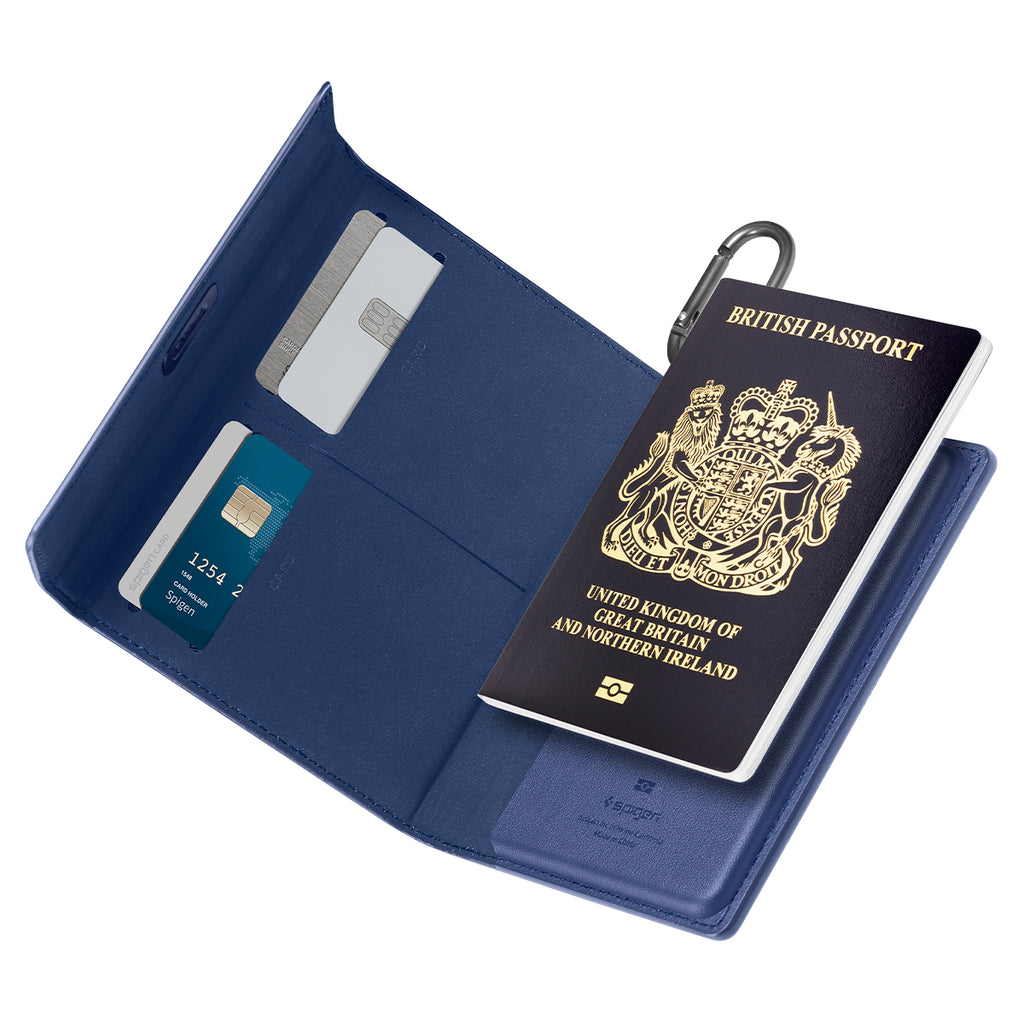 Spigen Universal Passport Holder - Navy Blue Spigen Universal Passport Holder - Navy Blue