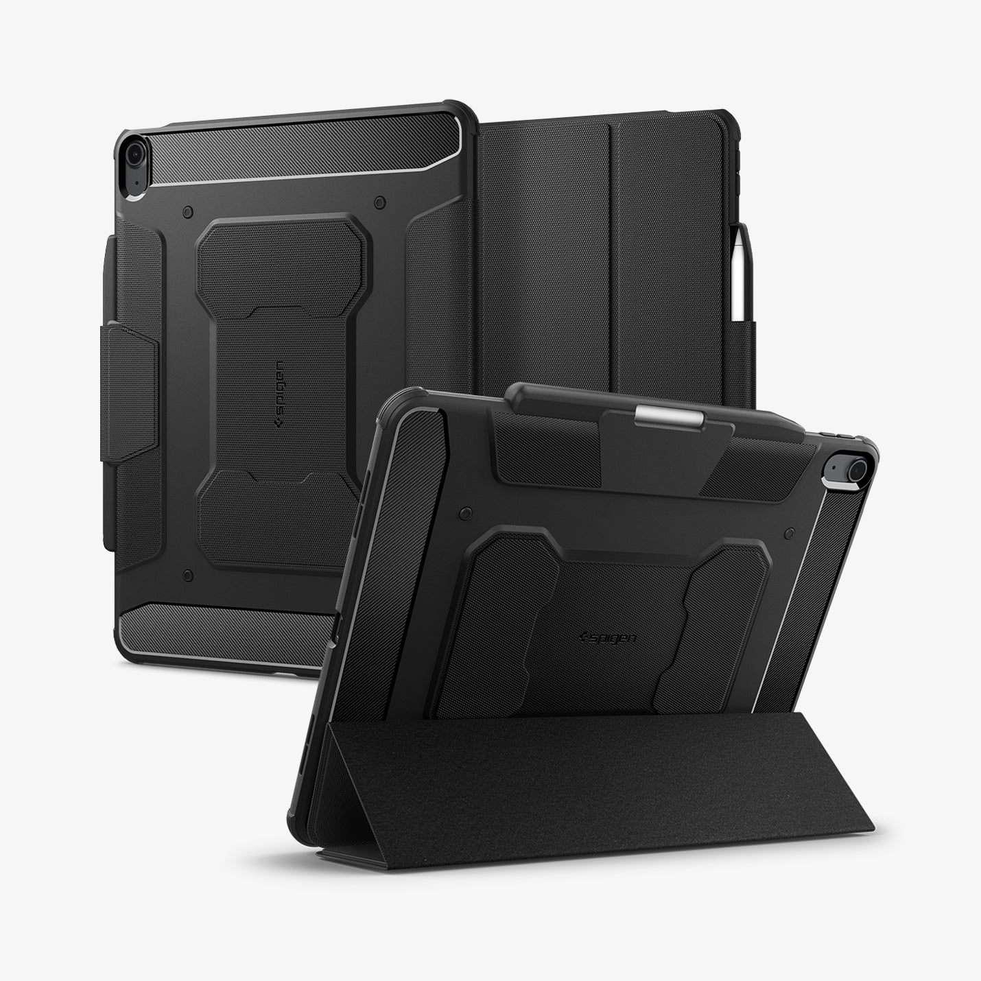 Spigen iPad Air 13 (2024) Case Rugged Armor Pro Black