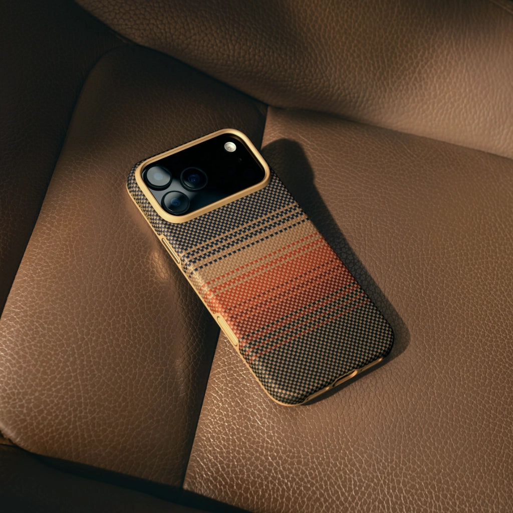 PITAKA ARAMID ULTRA GUARD CASE IPHONE 17 PRO MAX- SUNSET PITAKA ARAMID ULTRA GUARD CASE IPHONE 17 PRO MAX- SUNSET