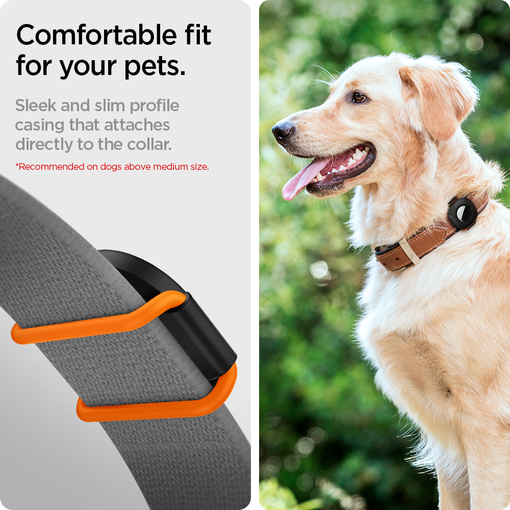 Spigen ComforTag Pet Collar for AirTag - Black