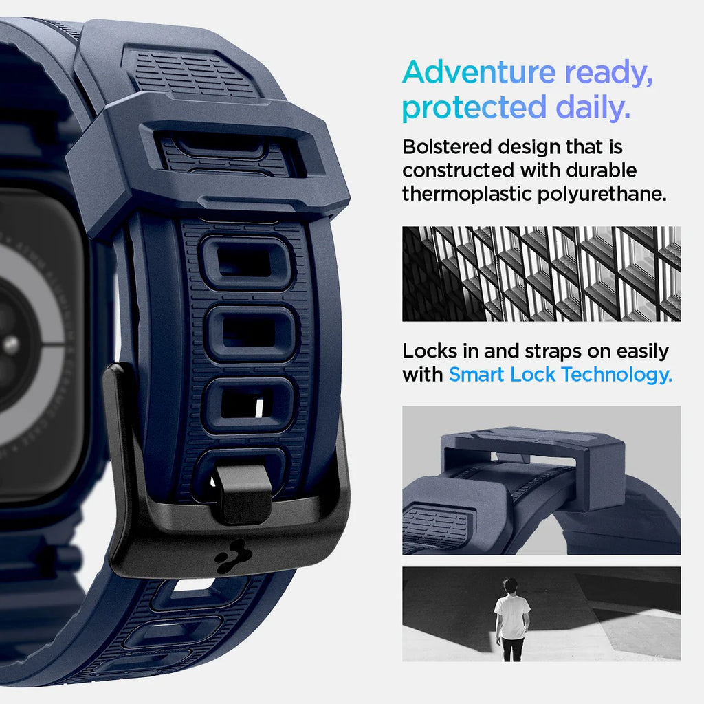 Spigen Apple Watch Series 10 Rugged Armor Pro Case Spigen Apple Watch Series 10 Rugged Armor Pro Case