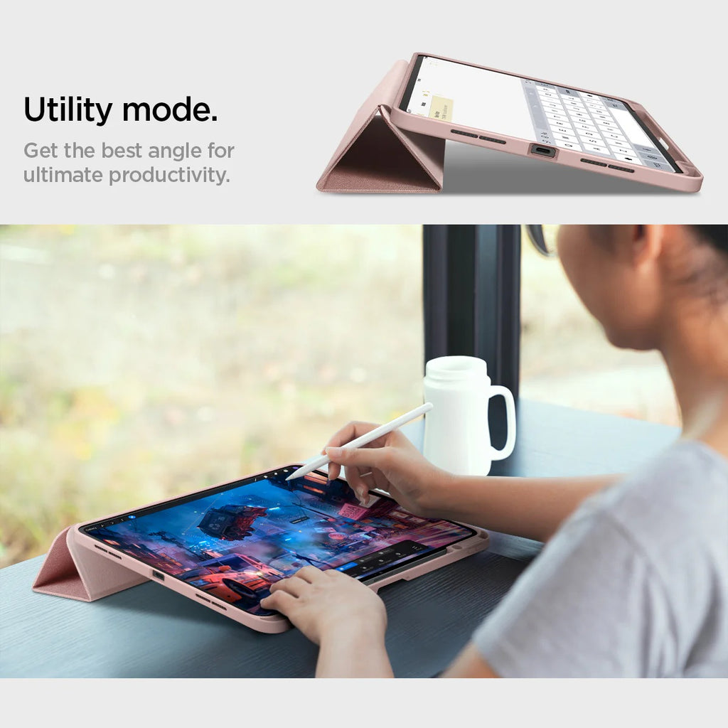 Spigen iPad Pro 11 Case Urban Fit Rose Gold Spigen iPad Pro 11 Case Urban Fit Rose Gold