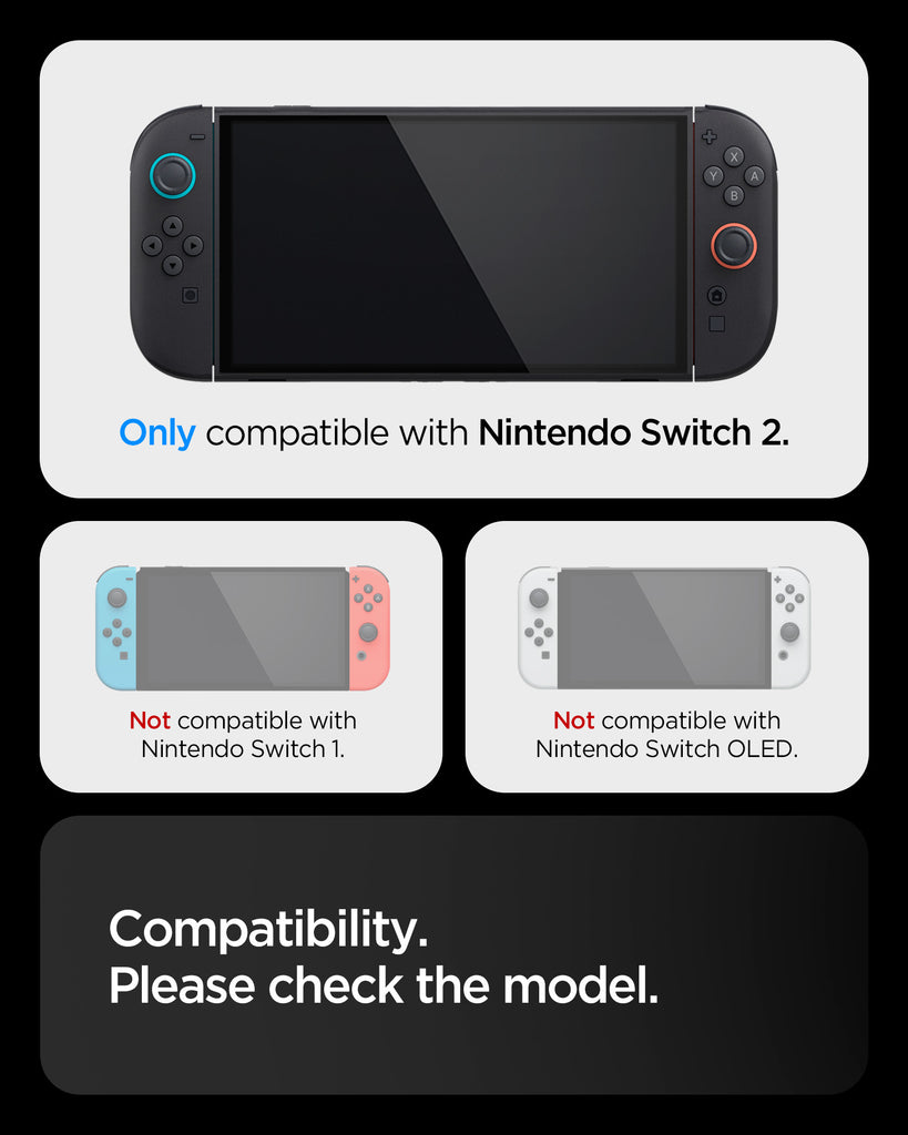 Spigen Nintendo Switch 2 Case Dual Grip - Black Spigen Nintendo Switch 2 Case Dual Grip - Black