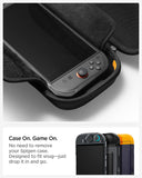 Spigen Nintendo Switch 2 / OLED / LCD model Game Card Pouch Rugged Armor Pro (Game Card with AirTag) - Black