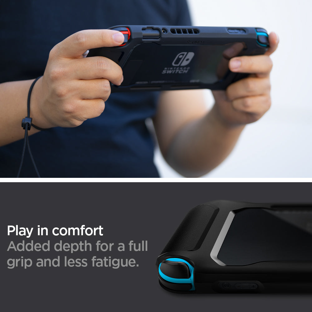 Spigen Nintendo Switch Case Rugged Armor - Matte Black Spigen Nintendo Switch Case Rugged Armor - Matte Black