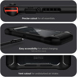 Spigen Nintendo Switch Case Rugged Armor - Matte Black