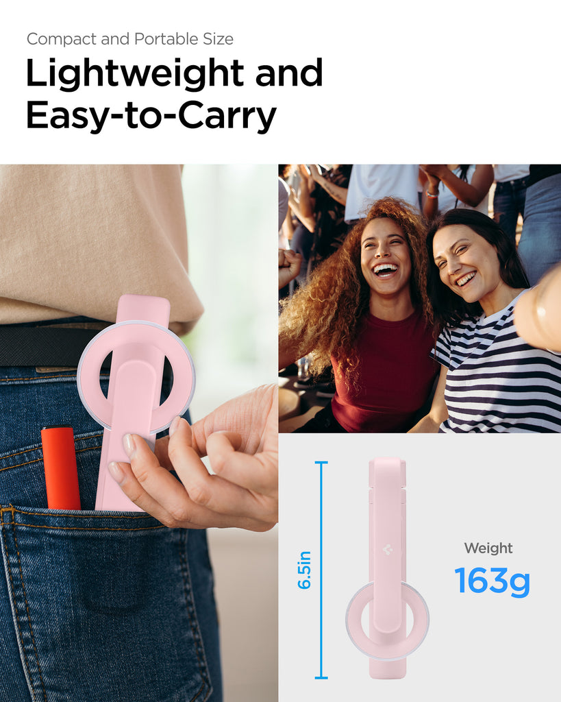 Spigen MagSafe Tripod Selfie Stick - Misty Rose Spigen MagSafe Tripod Selfie Stick - Misty Rose