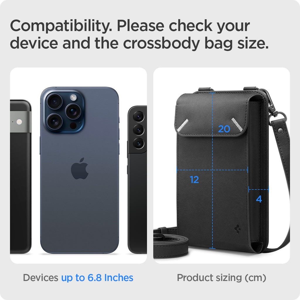 Spigen Universal Cross bag for Mobile Valentinus - Black Spigen Universal Cross bag for Mobile Valentinus - Black