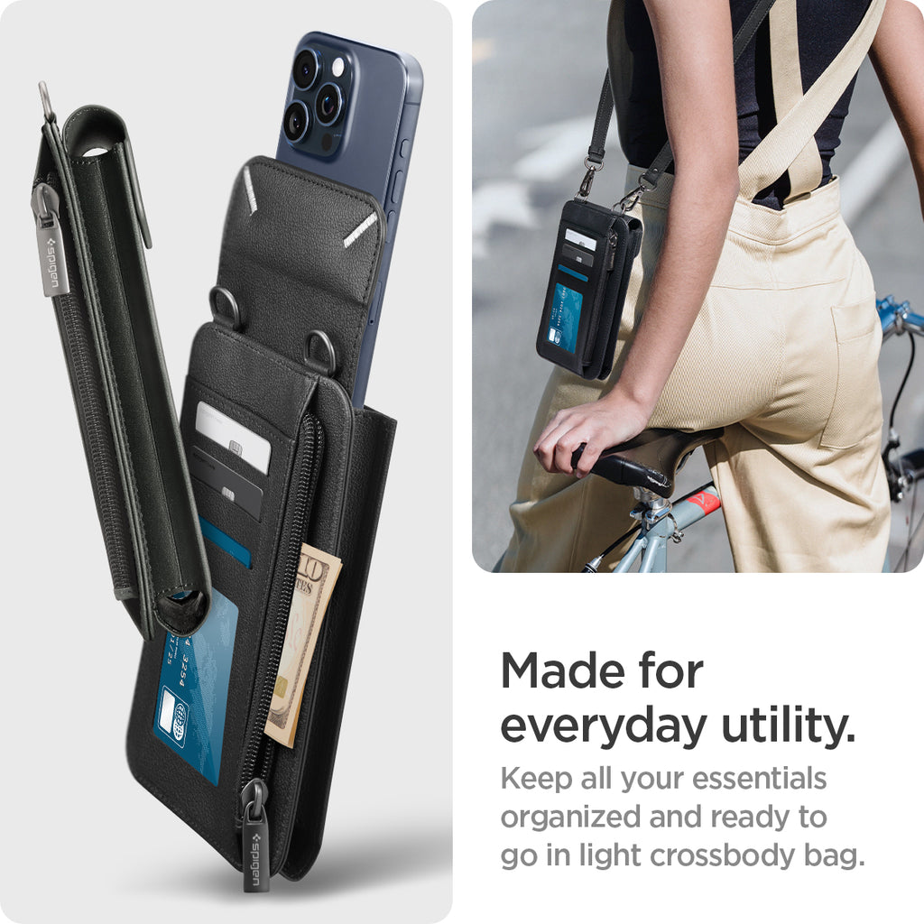 Spigen Universal Cross bag for Mobile Valentinus - Black Spigen Universal Cross bag for Mobile Valentinus - Black