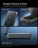 Spigen Essential MagFit Qi2.2 2-in-1+C Wireless Charger - Black