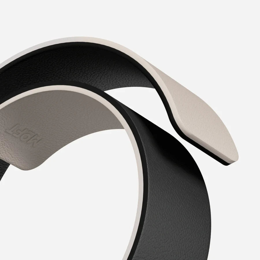 MOFT Snap Apple Watch Band 44/45/46/49 MM- Jet Black - Beach White MOFT Snap Apple Watch Band 44/45/46/49 MM- Jet Black - Beach White