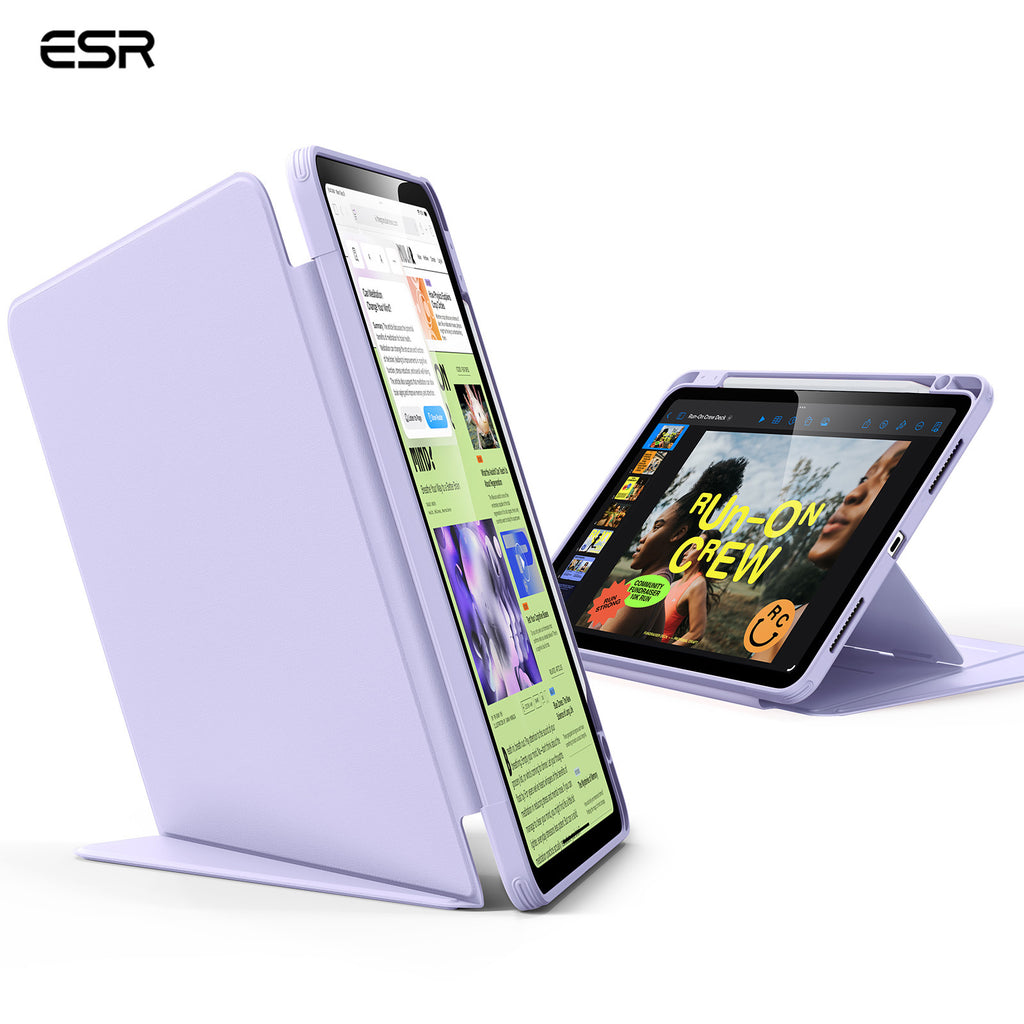 ESR Flip Hybrid Case (Pencil Holder), Compatible with iPad Air 4/5/Air 11 (2025/2024)