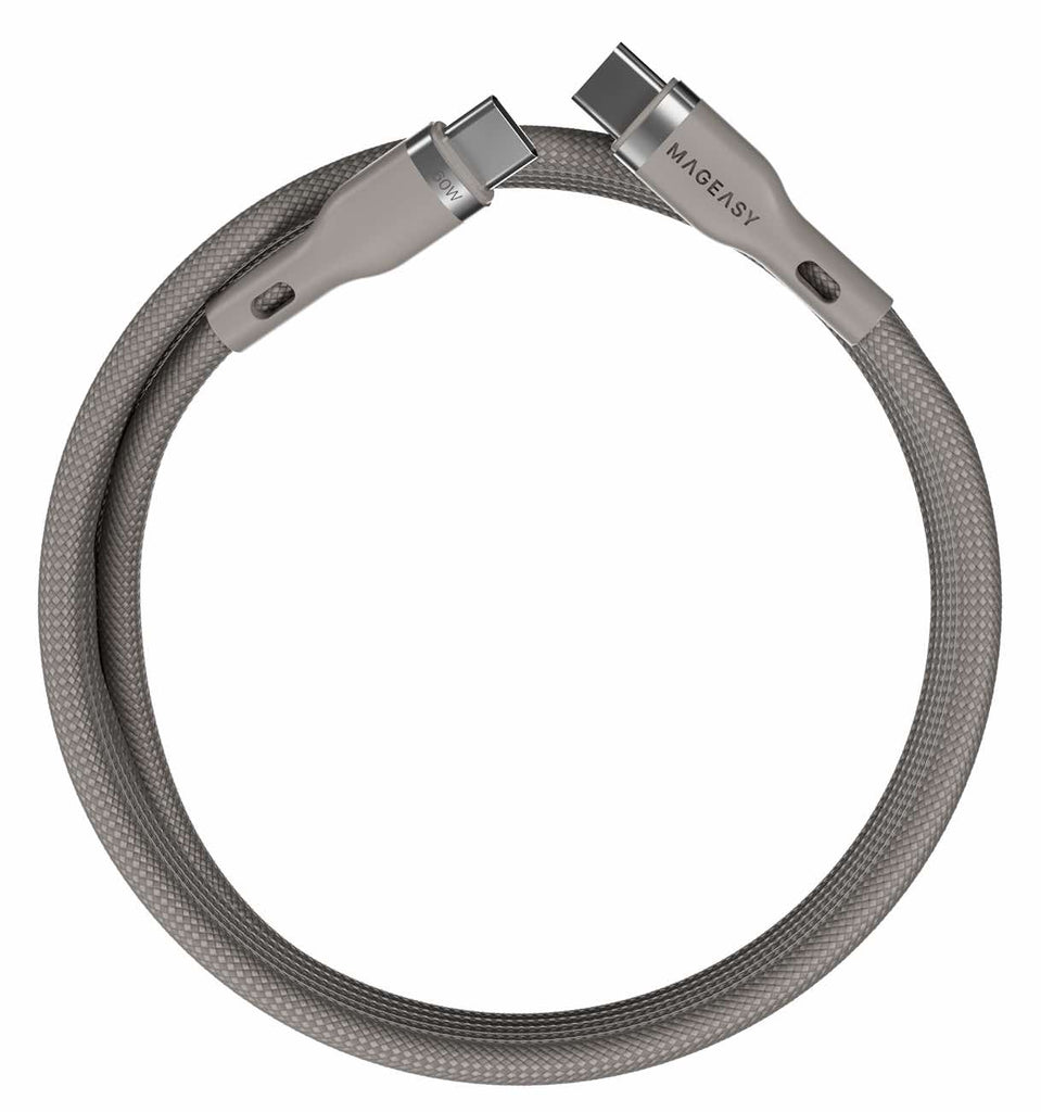 MAGEASY Magnetic Wire Fast Charging/Sync Cable Type-C 1.5m (60W)