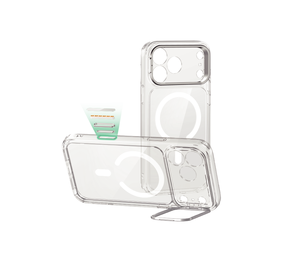 ESR Classic Hybrid Magnetic Case for iPhone 17 Pro (Camera Control, Stash Stand)