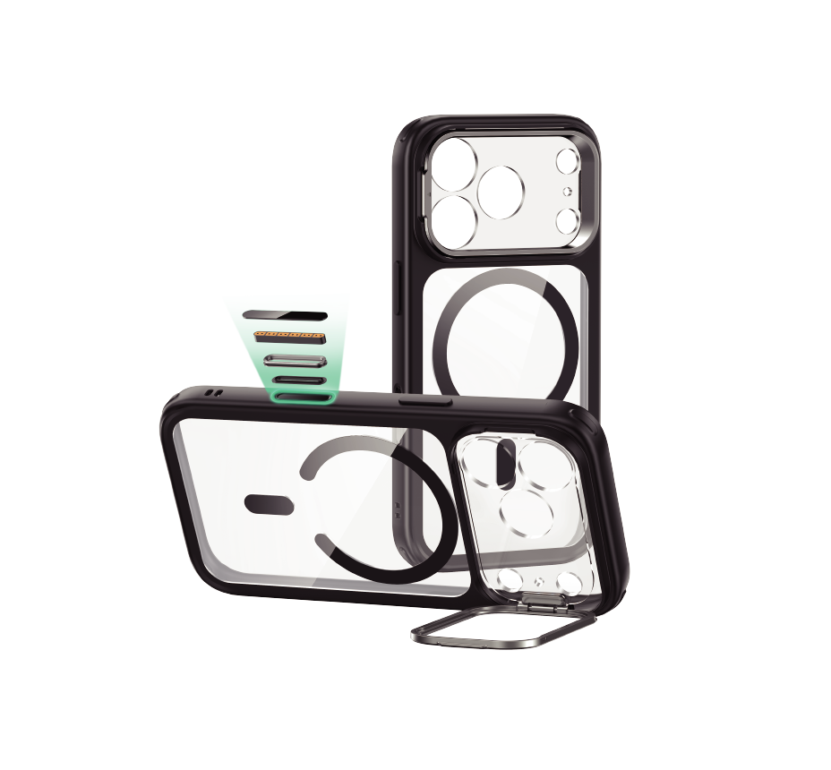 ESR Classic Hybrid Magnetic Case for iPhone 17 Pro (Camera Control, Stash Stand) ESR Classic Hybrid Magnetic Case for iPhone 17 Pro (Camera Control, Stash Stand)