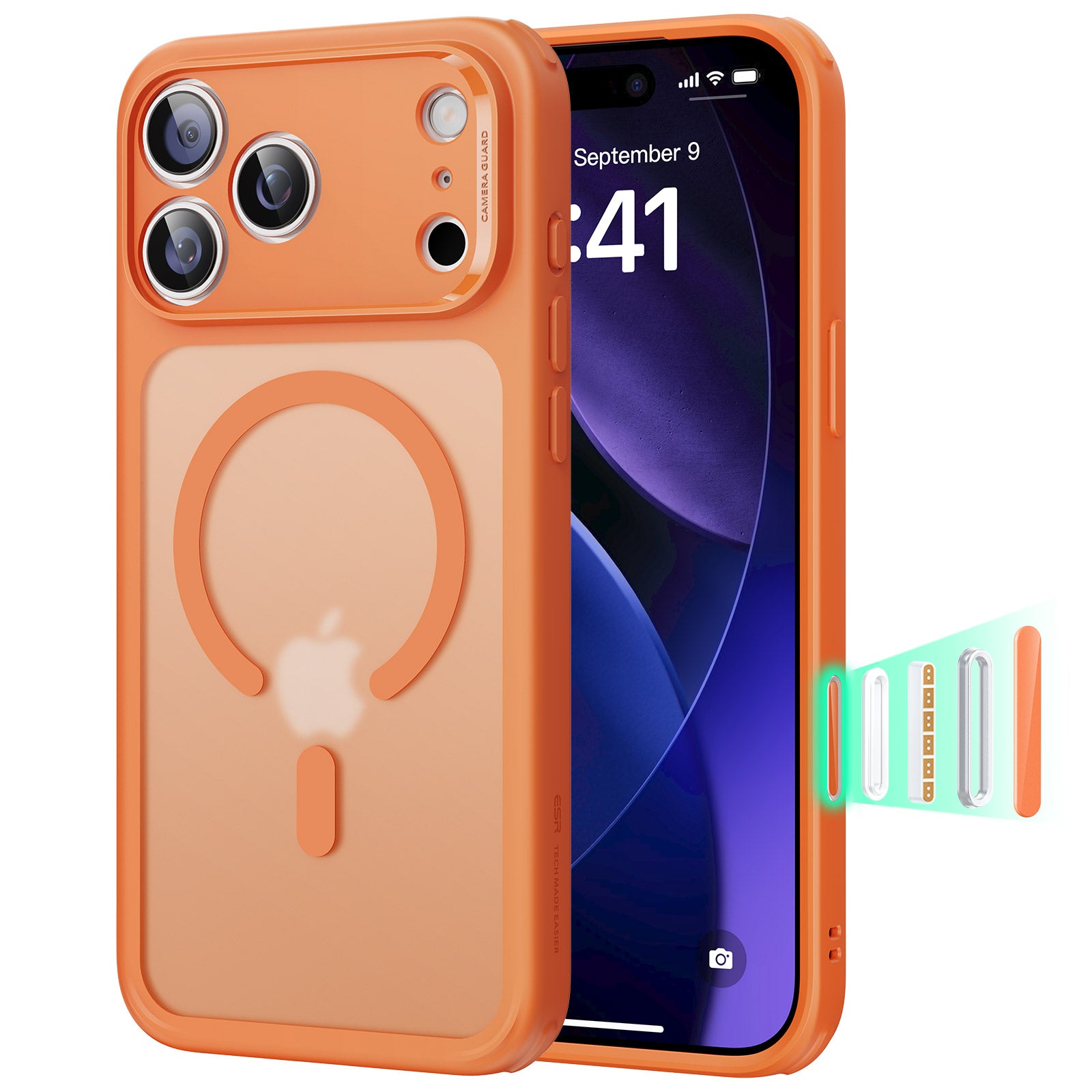 ESR Classic Hybrid Magnetic Case for iPhone 17 Pro Max – Falta ESR Classic Hybrid Magnetic Case for iPhone 17 Pro Max – Falta